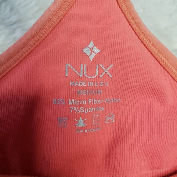 Nux focus T Back Tank Top Orange medium - Picture 3 of 6